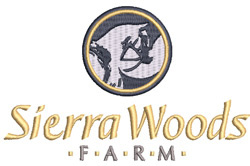 Sierra Woods logo for polos and pullovers